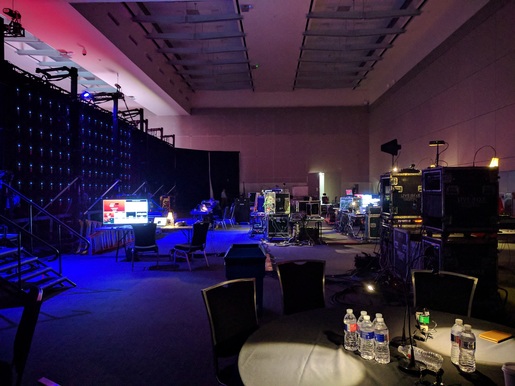 OSCON backstage